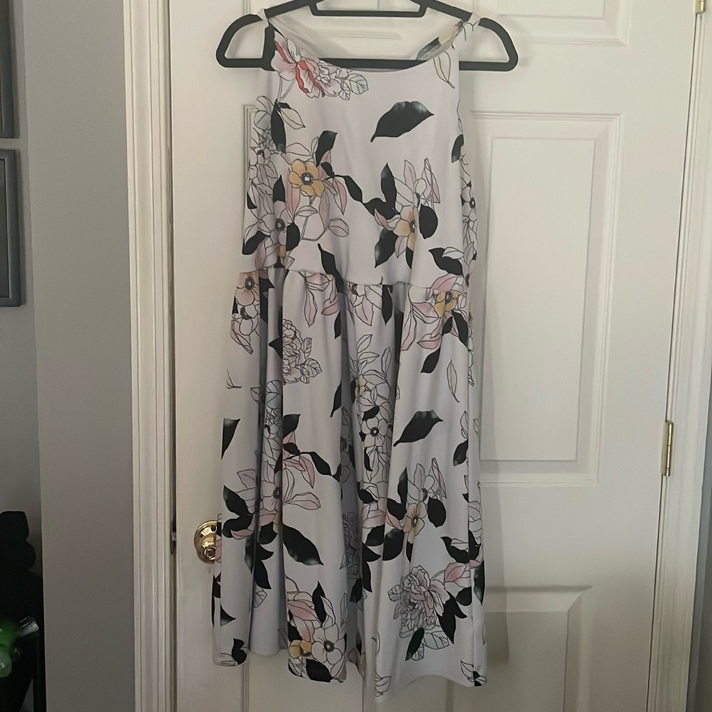 Torrid White Floral Dress